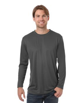 'BG7303 Adult Value Wicking L/S Tee'
