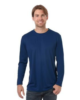 'BG7303 Adult Value Wicking L/S Tee'