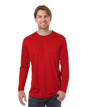 'BG7303 Adult Value Wicking L/S Tee'