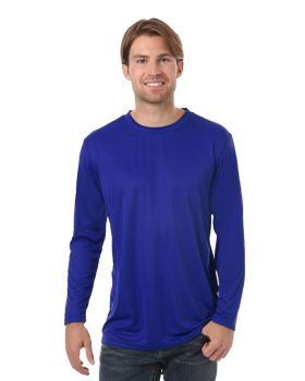 'BG7303 Adult Value Wicking L/S Tee'