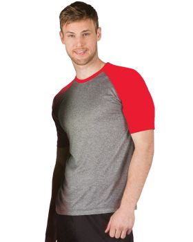 'BG7305 Adult S/S Crew Neck Baseball Tee'