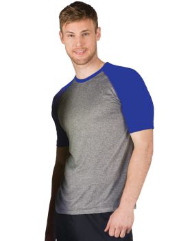 'BG7305 Adult S/S Crew Neck Baseball Tee'