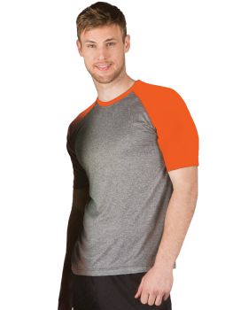 'BG7305 Adult S/S Crew Neck Baseball Tee'