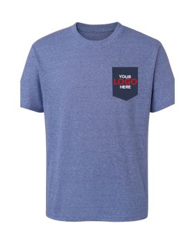 'BG7306H Your Logo Here Adult S/S Crew Neck Triblend T-Shirt'