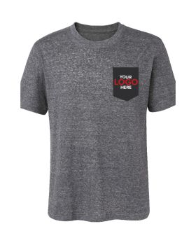 'BG7306H Your Logo Here Adult S/S Crew Neck Triblend T-Shirt'