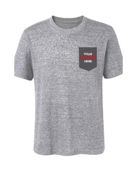 'BG7306H Your Logo Here Adult S/S Crew Neck Triblend T-Shirt'