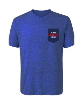 'BG7306H Your Logo Here Adult S/S Crew Neck Triblend T-Shirt'