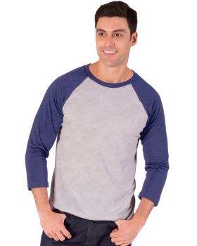 'BG7307 Adult 3/4 Sleeve Triblend Baseball T-Shirt'