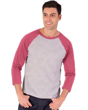 'BG7307 Adult 3/4 Sleeve Triblend Baseball T-Shirt'