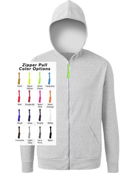 'BG7308B Custom Zipper Pull Triblend Hoodie'