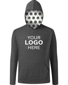 'BG7309H Your Logo Here Triblend Pullover Hoodie'