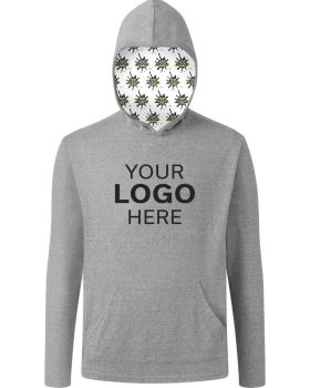 'BG7309H Your Logo Here Triblend Pullover Hoodie'