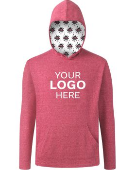 'BG7309H Your Logo Here Triblend Pullover Hoodie'