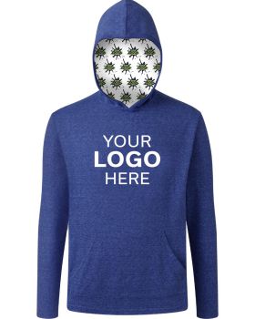 'BG7309H Your Logo Here Triblend Pullover Hoodie'