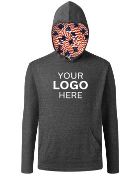 'BG7309HA Americana Adult Triblend Pullover Hoodie'