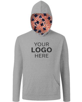 'BG7309HA Americana Adult Triblend Pullover Hoodie'
