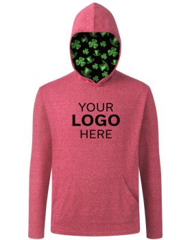 'BG7309HK St. Patrick’s Adult Triblend Pullover Hoodie'