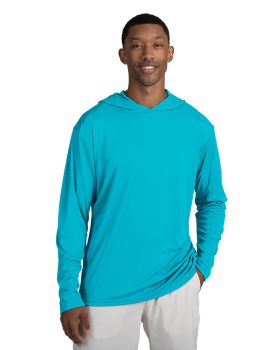 'BG7310 Adult Long Sleeve Hooded Tee'