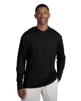 'BG7310 Adult Long Sleeve Hooded Tee'