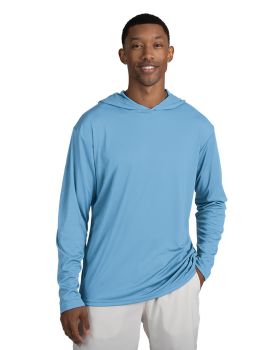 'BG7310 Adult Long Sleeve Hooded Tee'