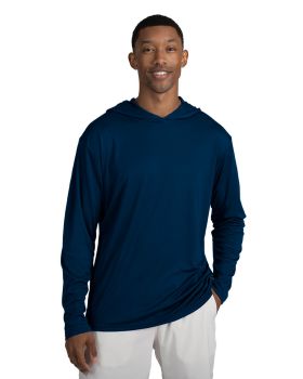 'BG7310 Adult Long Sleeve Hooded Tee'