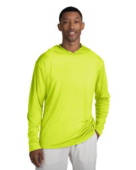 'BG7310 Adult Long Sleeve Hooded Tee'