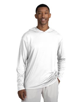 'BG7310 Adult Long Sleeve Hooded Tee'