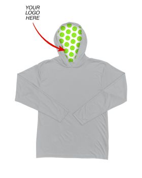 'BG7310H Your Logo Here Adult Long Sleeve Hooded Tee'