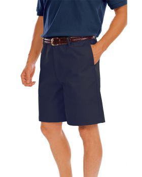 'BG8002S Men's Scotchgard Twill Flat Front Short'