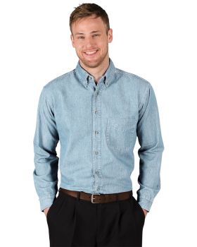 'BG8206 Men's L/S 100% Cotton Denim Shirt'