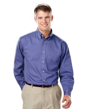 'BG8213 Men's L/S 100% cotton twill Shirt'