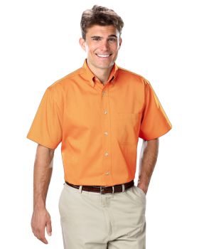 'BG8213S Men's S/S 100% Cotton Twill Shirt'