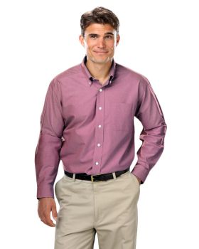 'BG8214 Men's L/S Oxford Shirt'
