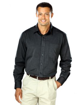 'BG8215 Men's L/S Crossweave Shirt'