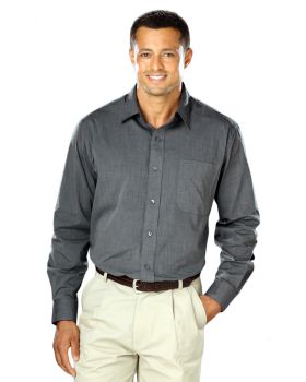 'BG8215 Men's L/S Crossweave Shirt'