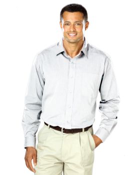 'BG8215 Men's L/S Crossweave Shirt'