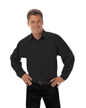 'BG8330 Men's L/S Fine Line Twill Shirt'
