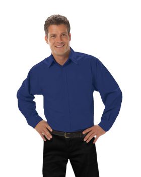 'BG8330 Men's L/S Fine Line Twill Shirt'