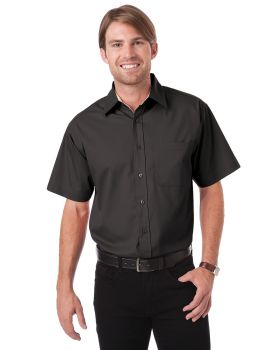 'BG8330S Men's S/S Fine Line Twill Shirt'