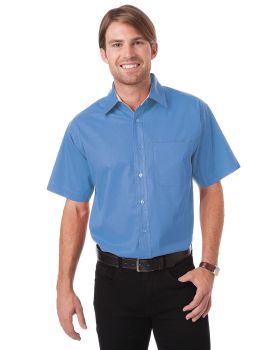'BG8330S Men's S/S Fine Line Twill Shirt'