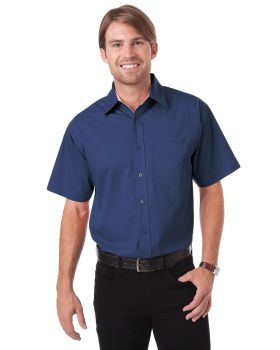 'BG8330S Men's S/S Fine Line Twill Shirt'