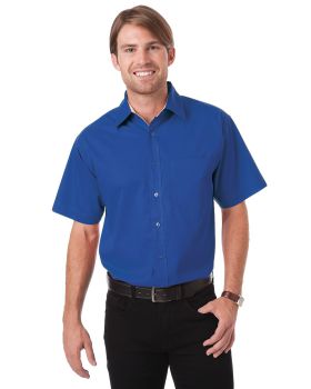 'BG8330S Men's S/S Fine Line Twill Shirt'
