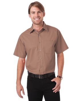 'BG8330S Men's S/S Fine Line Twill Shirt'