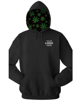 'BG9301HW Cannabis Adult Pullover Hoodie'