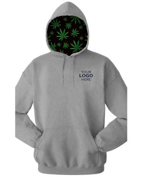'BG9301HW Cannabis Adult Pullover Hoodie'