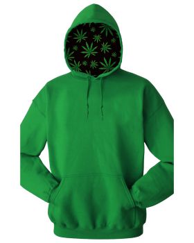 'BG9301HW Cannabis Adult Pullover Hoodie'