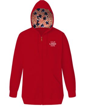 'BG9302ZHA Americana Adult Pullover Hoodie'
