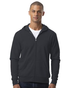 'BG9304Z Adult Zip Front Hoodie'