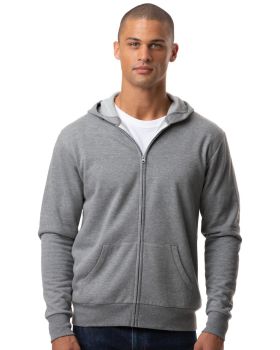 'BG9304Z Adult Zip Front Hoodie'