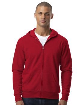 'BG9304Z Adult Zip Front Hoodie'